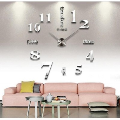 sat zidni boja srebro